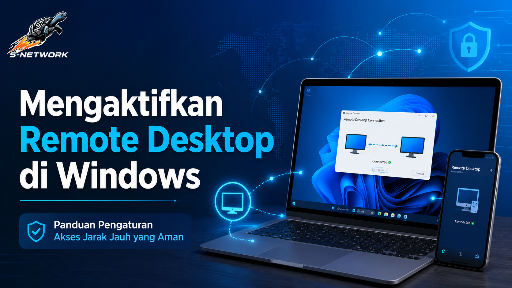 Mengaktifkan Remote Desktop Windows